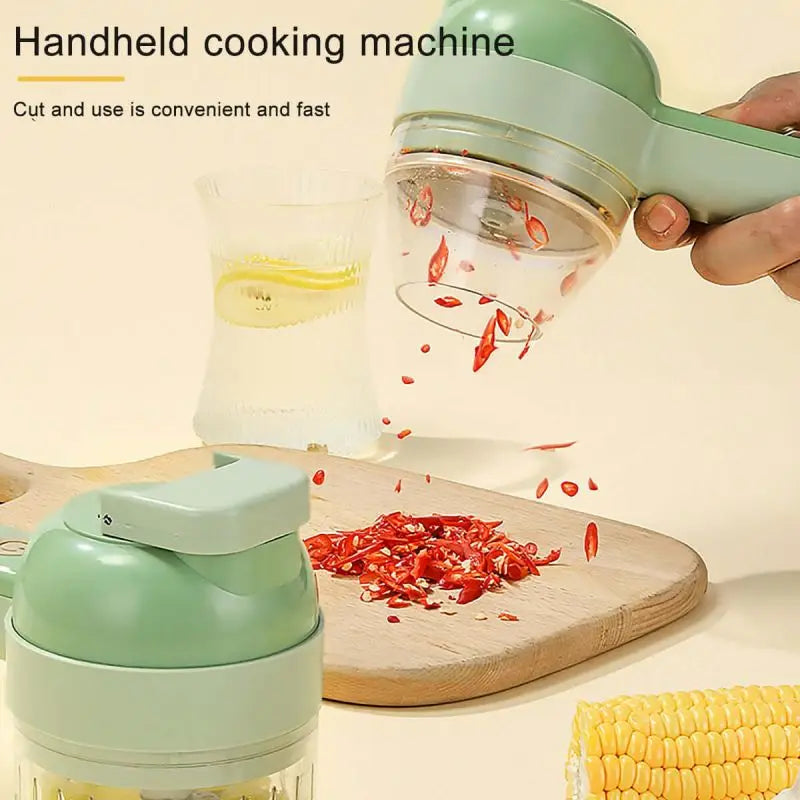 Handheld Electric Vegetable Slicer USB Rechargeable Portable Food Processor beunik