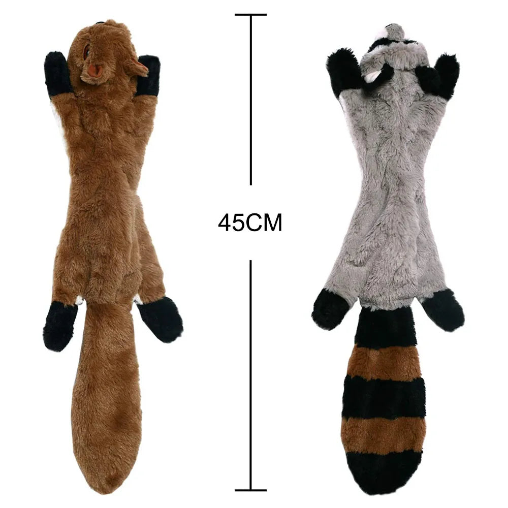 Simulated Animal No Stuffing Dog Toy with Squeakers Durable beunik