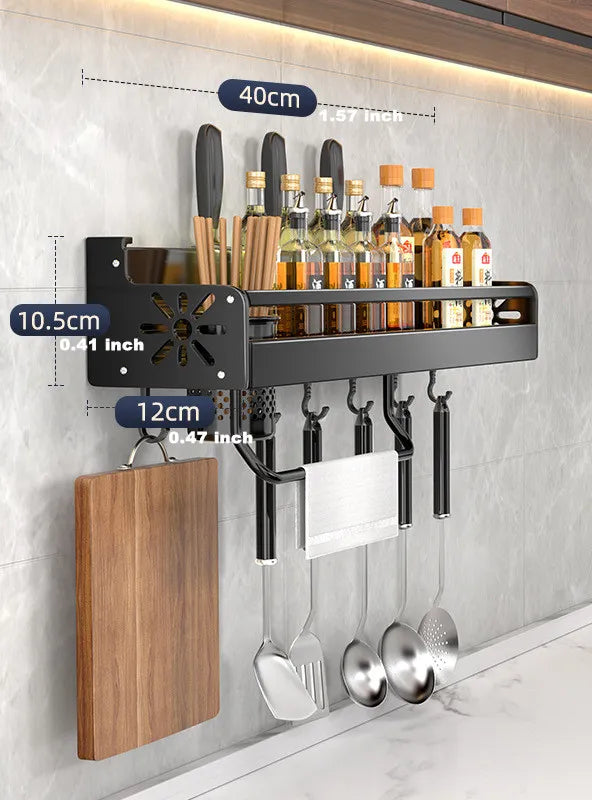 Kitchen Wall-mounted Organizer Shelf