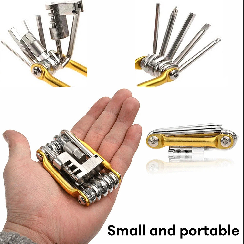 11 in 1 Multifunction Bicycle Repair Tool Kit beunik