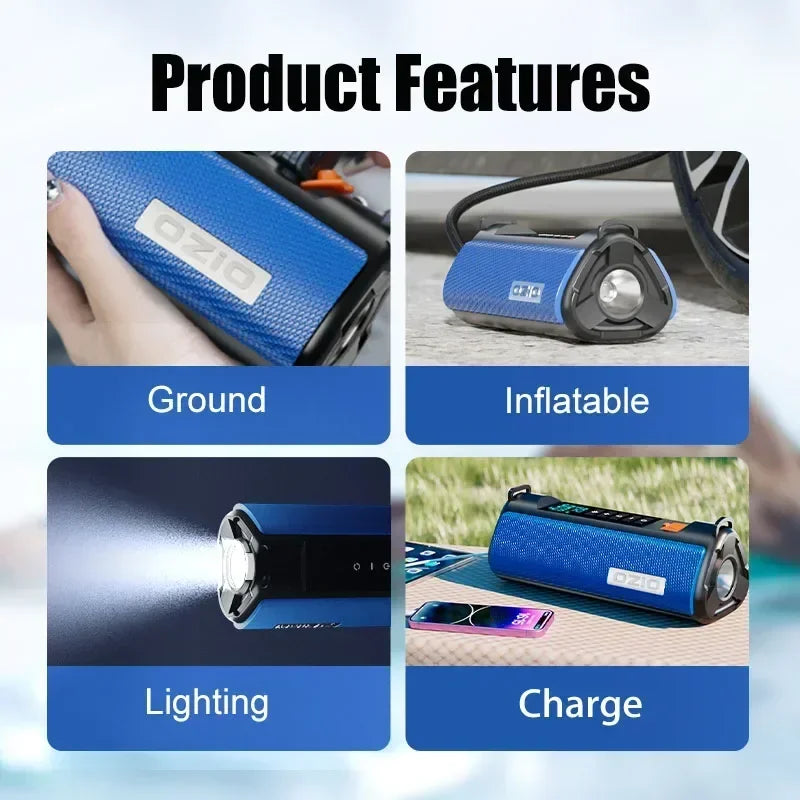 Car Emergency Power Outdoor Multifunctional Jump Starter and Air Pump with EVA Bag