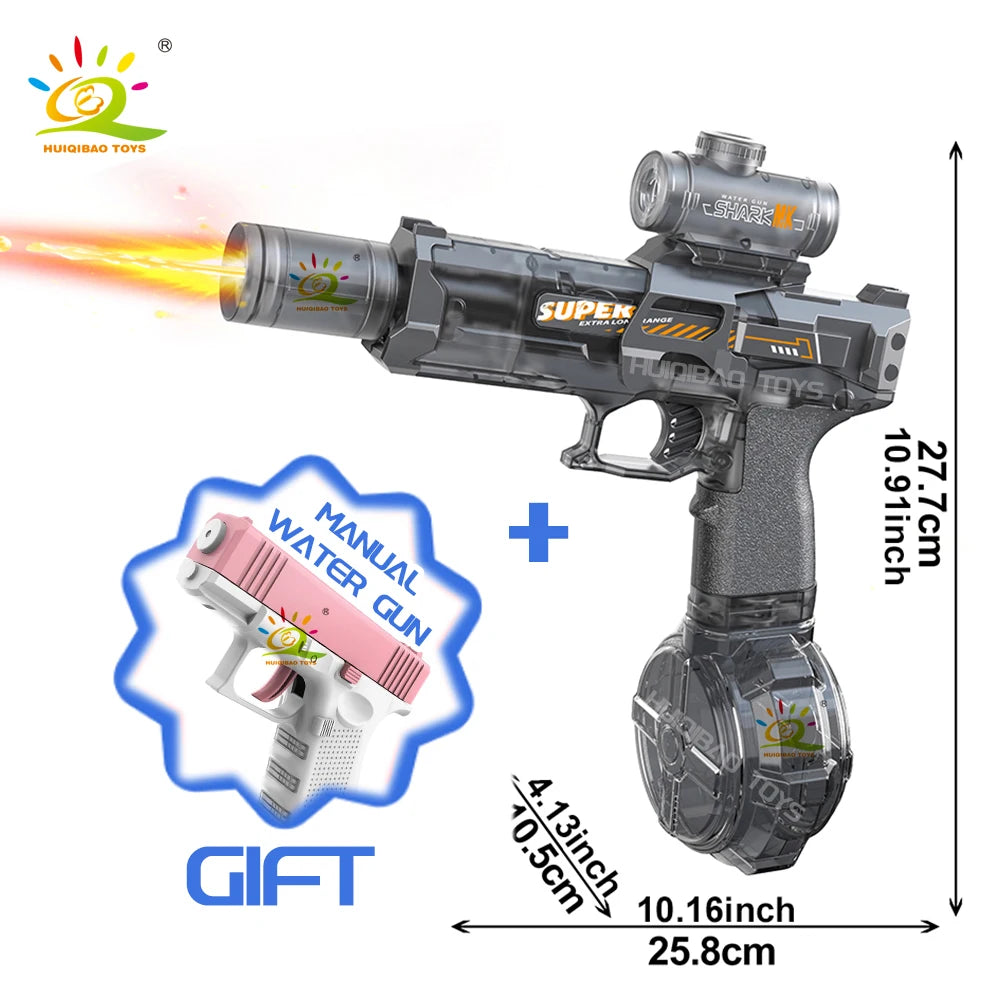 Electric Pulse Water Gun Simulated Sensor Light Fully Automatic beunik