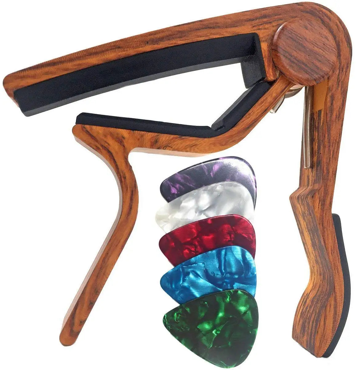 Miwayer Guitar capo for 6 String Steel Acoustic and Electric Guitars with 4 Picks for Free
 beunik