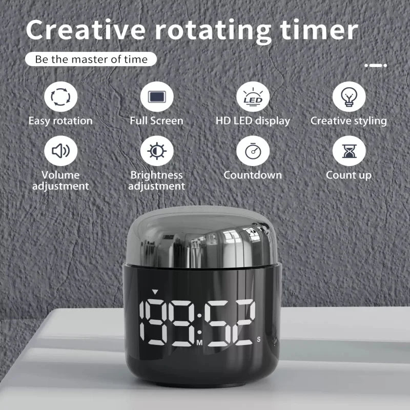 LED Kitchen Timer Cosmetic Bottles Knob beunik