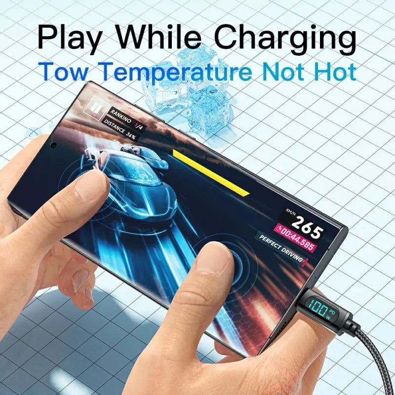 Type C to Type C Cable 100W PD Fast Charging Cable beunik