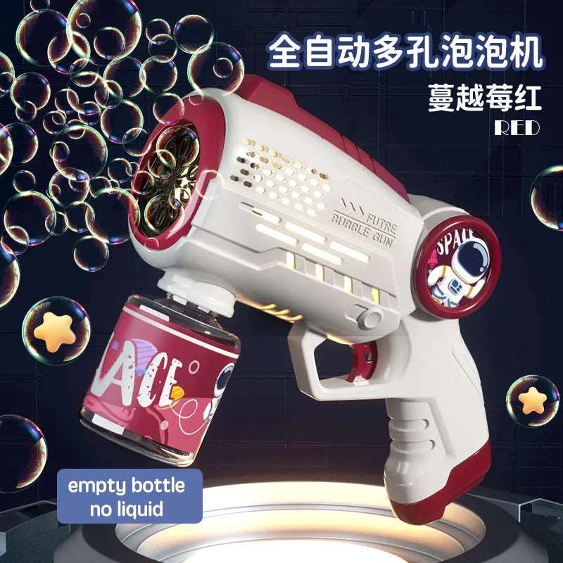 Astronaut Automatic Light Bubble Machine Gun