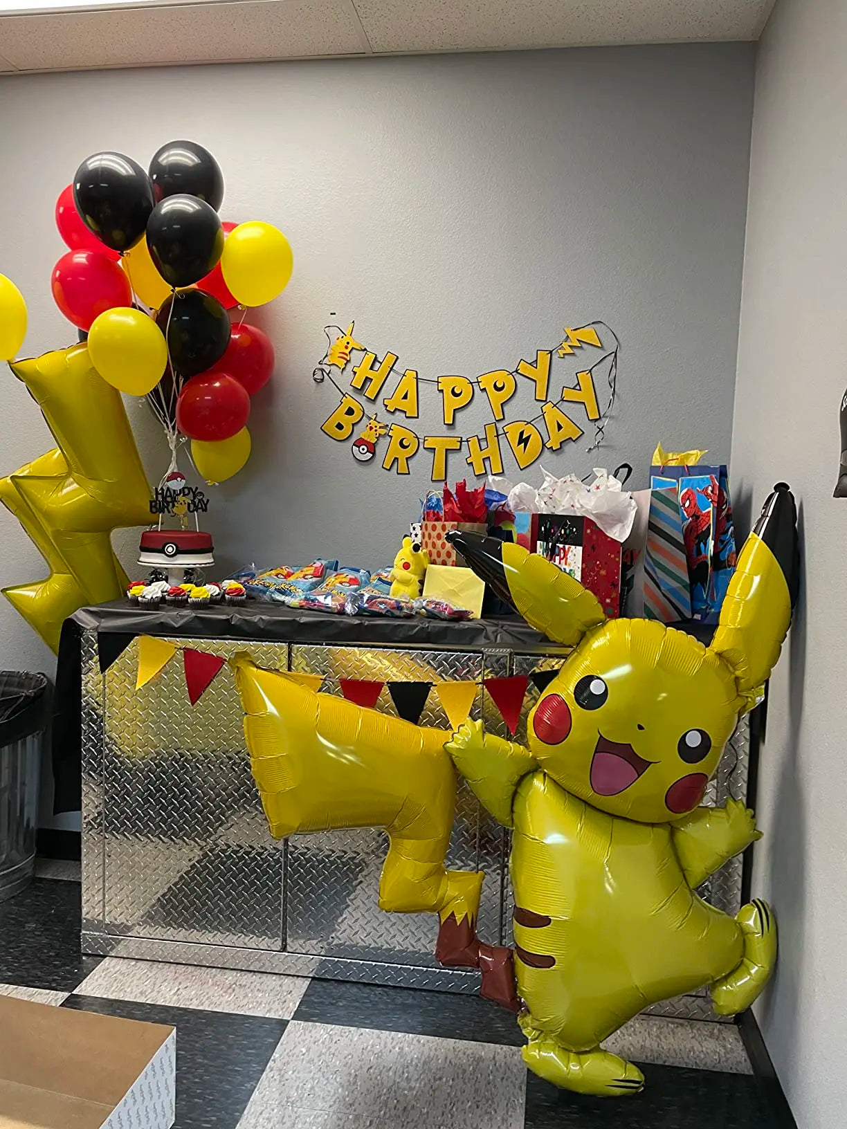 Large  Pokémon themed Foil Balloons – 132cm