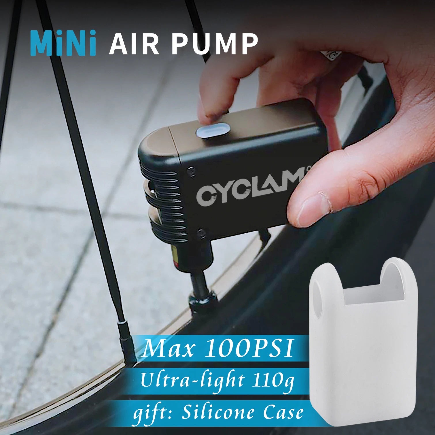 CYCLAMI Mini Electric Portable Air Pump beunik