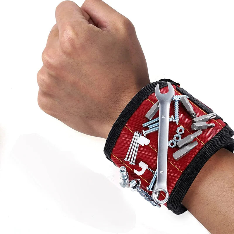 Magnetic Wristband for Holding Screws, Nails Drilling Bits, Wrist Tool Holder Belts beunik