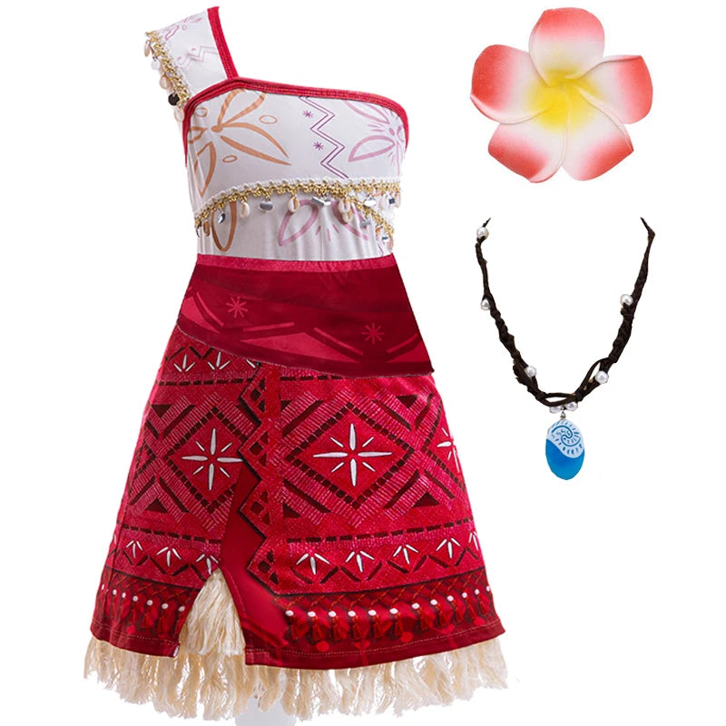 Moana role-playing clothing Princess Dress Cosplay Set beunik