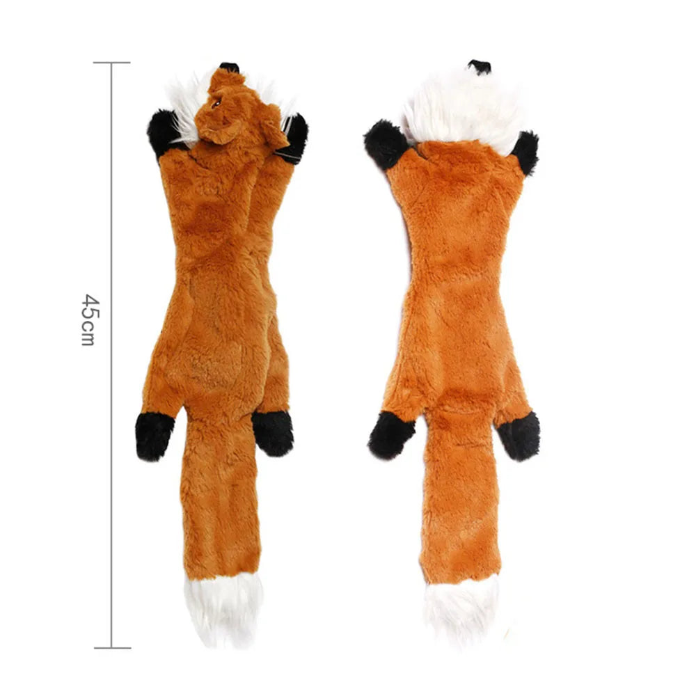 Simulated Animal No Stuffing Dog Toy with Squeakers Durable beunik