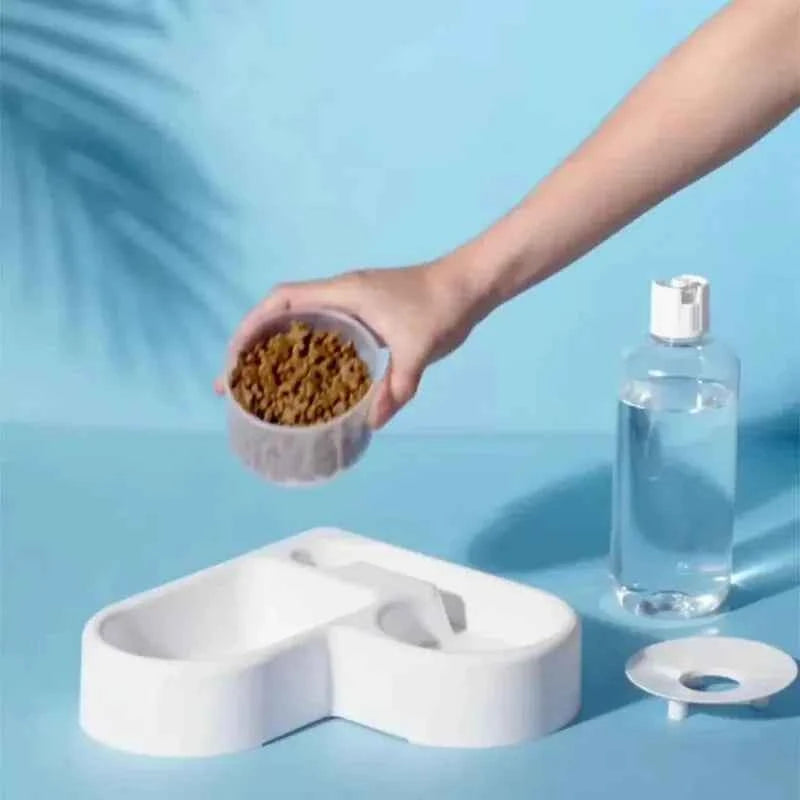 Automatic Drinking Pet Bowl Dual Basin
