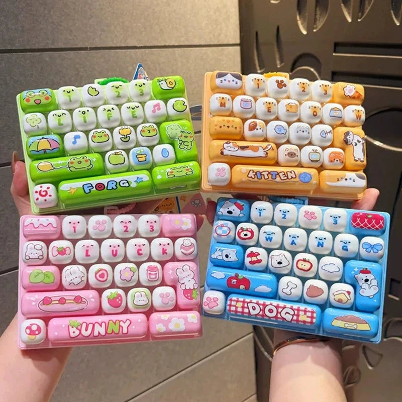 Mini Keyboard Fidget Keychain