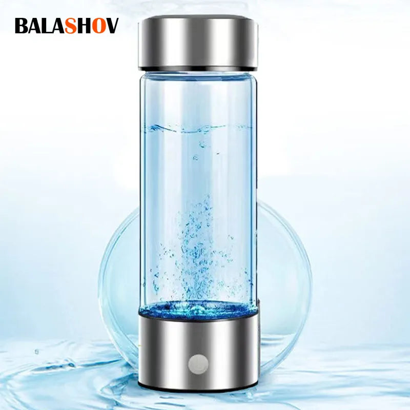 420ml Hydrogen-Rich Water Cup Electric Hydrogen Rich Water Generator Bottle Titanium Quality Filter Portable beunik