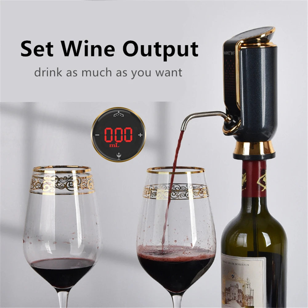 Automatic Wine Decanter Electric Wine Aerator Wine Dispenser USB Charging beunik