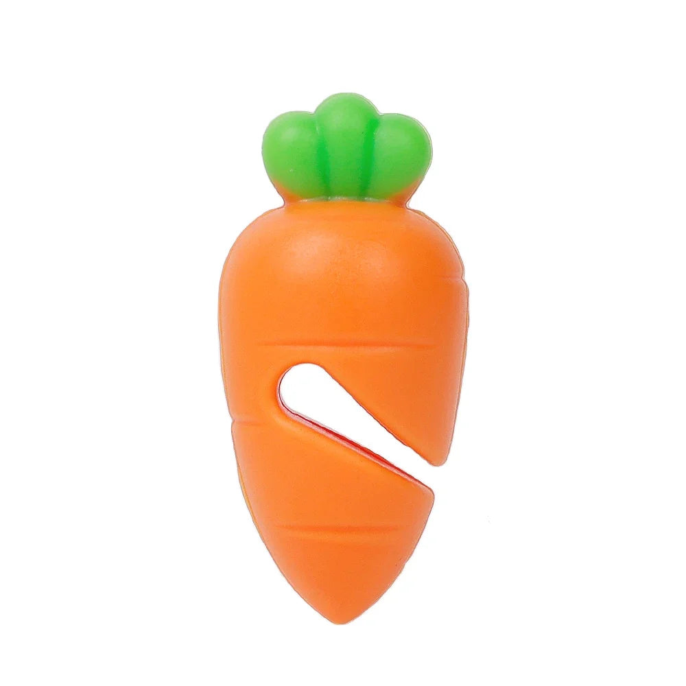 3/1Pcs Silicone Pot Lid Holder Carrot Shape Heat-resistant beunik