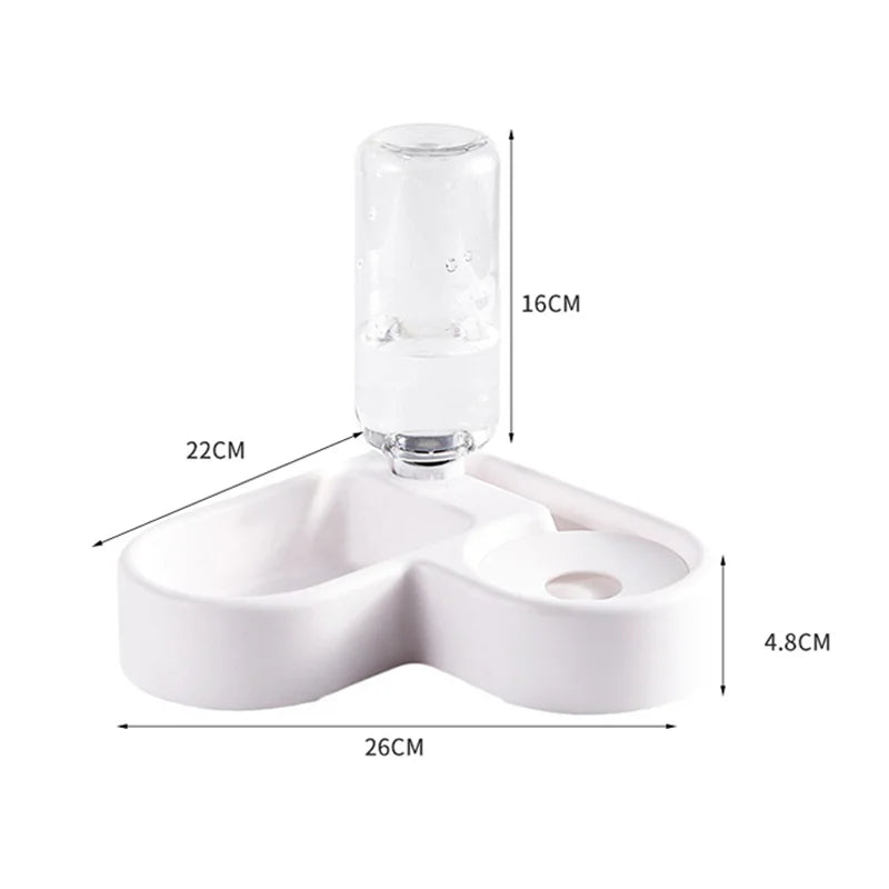 Automatic Drinking Pet Bowl Dual Basin beunik