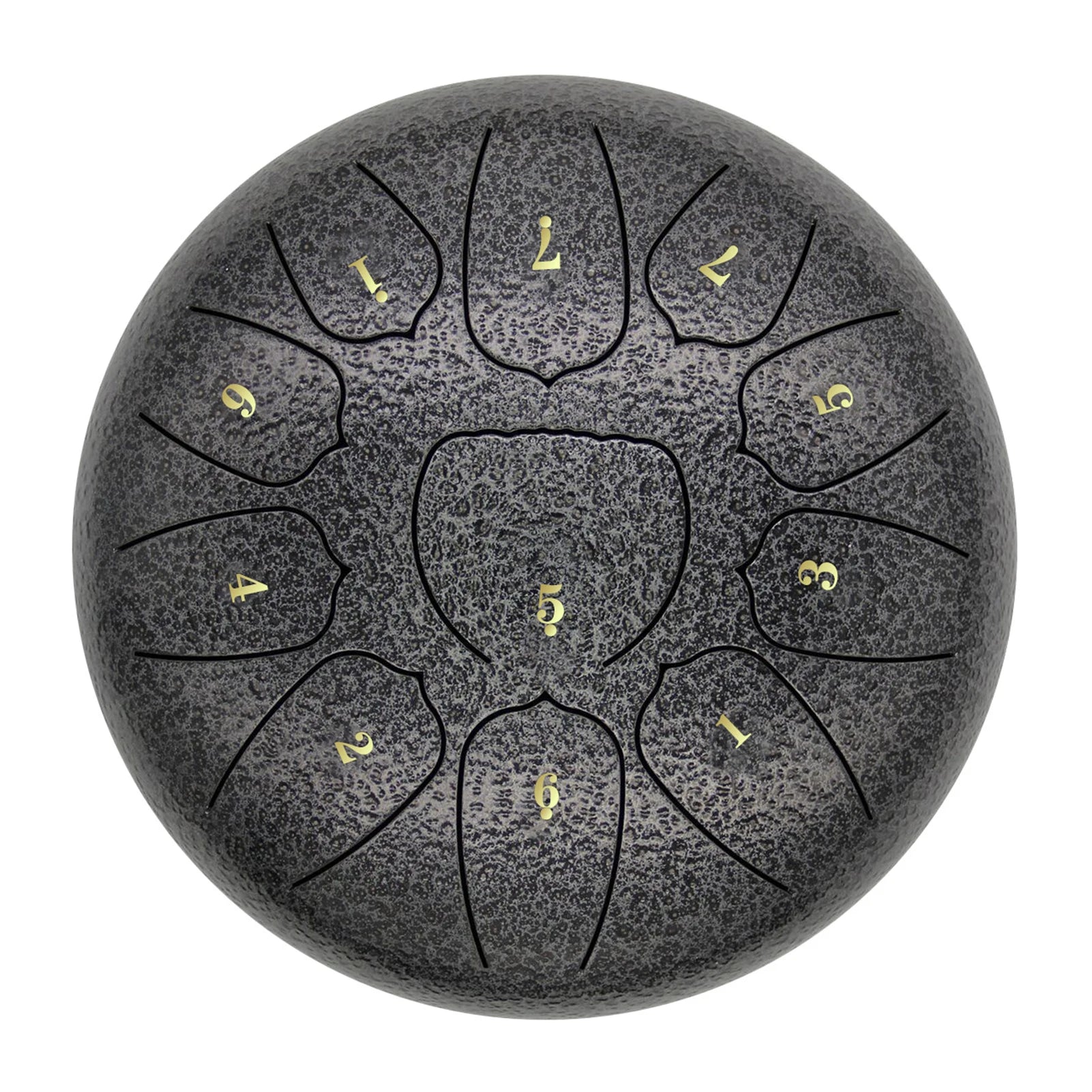 Steel Tongue Drum 11 Notes Handpan Drum with Drum Mallet Finger Picks Percussion for Meditation Yoga beunik