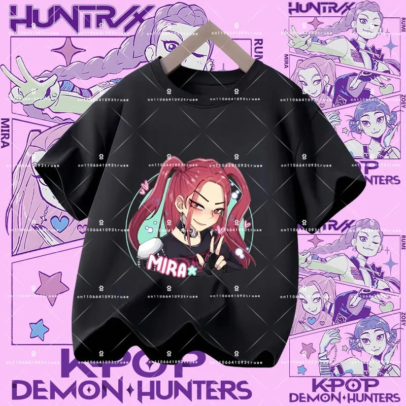 KPOP DEMON HUNTERS Kids T-Shirts – HUNTR/X Collection