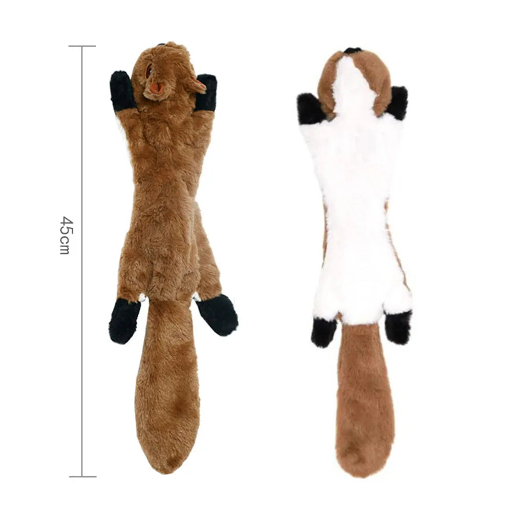 Simulated Animal No Stuffing Dog Toy with Squeakers Durable beunik