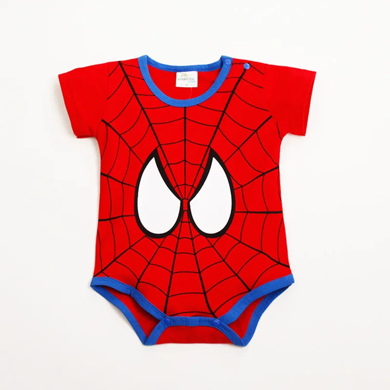 Spiderman New Short Sleeved Jumpsuit Baby Clothes (Pure Cotton) beunik