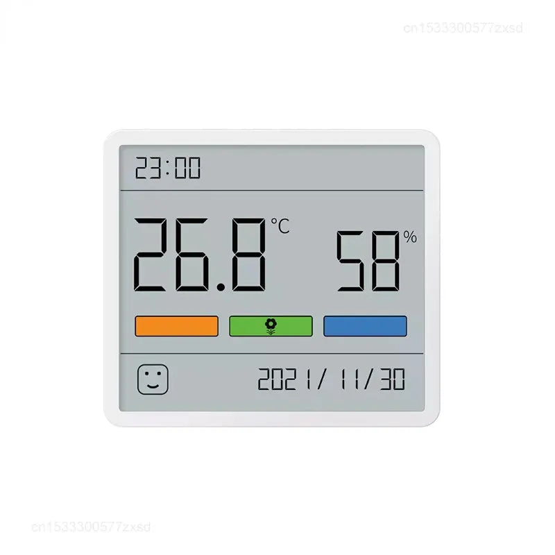 Digital LCD Indoor Convenient Temperature Sensor Humidity Meter Clock beunik