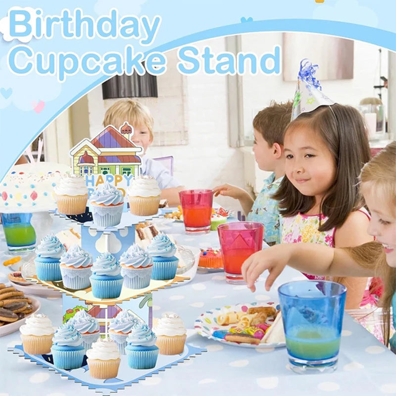 Bluey 3-Layer Paper Cake Tower