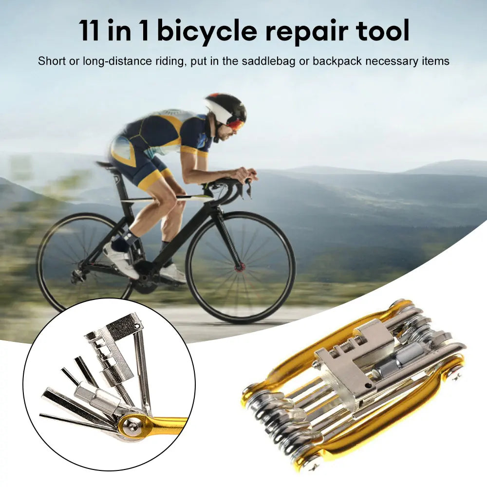 11 in 1 Multifunction Bicycle Repair Tool Kit beunik