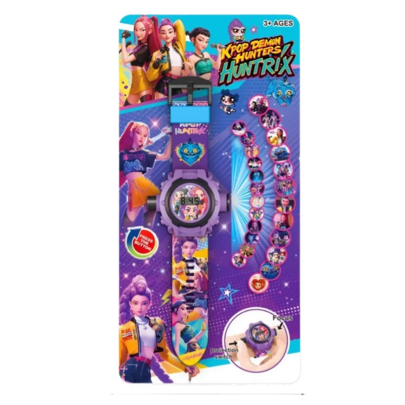 KPOP Demon Hunters Projection Kids Watch beunik