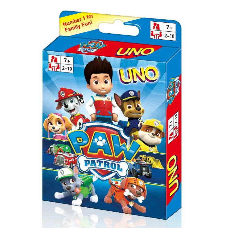 UNO FLIP! Pokemon  minecraft paw star wars mario harry potter minions barbie avengers one piece Board Game Anime Cartoon beunik