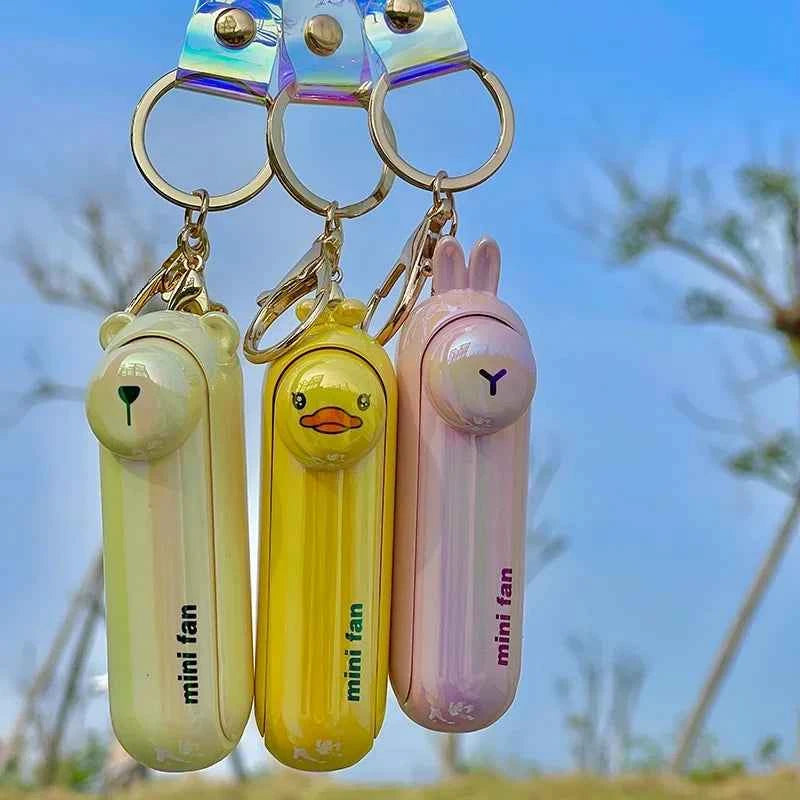 Cute Mini Fan Kipas Portable Hand Fold USB Chargable