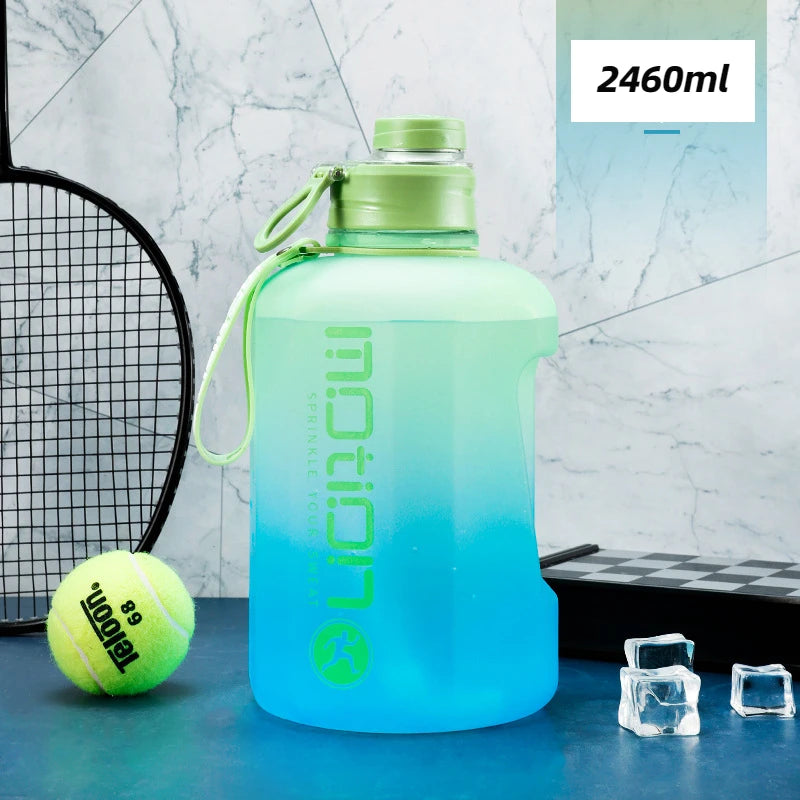 2 Litre Sports Water Bottle With Straw Large Capacity Fitness beunik