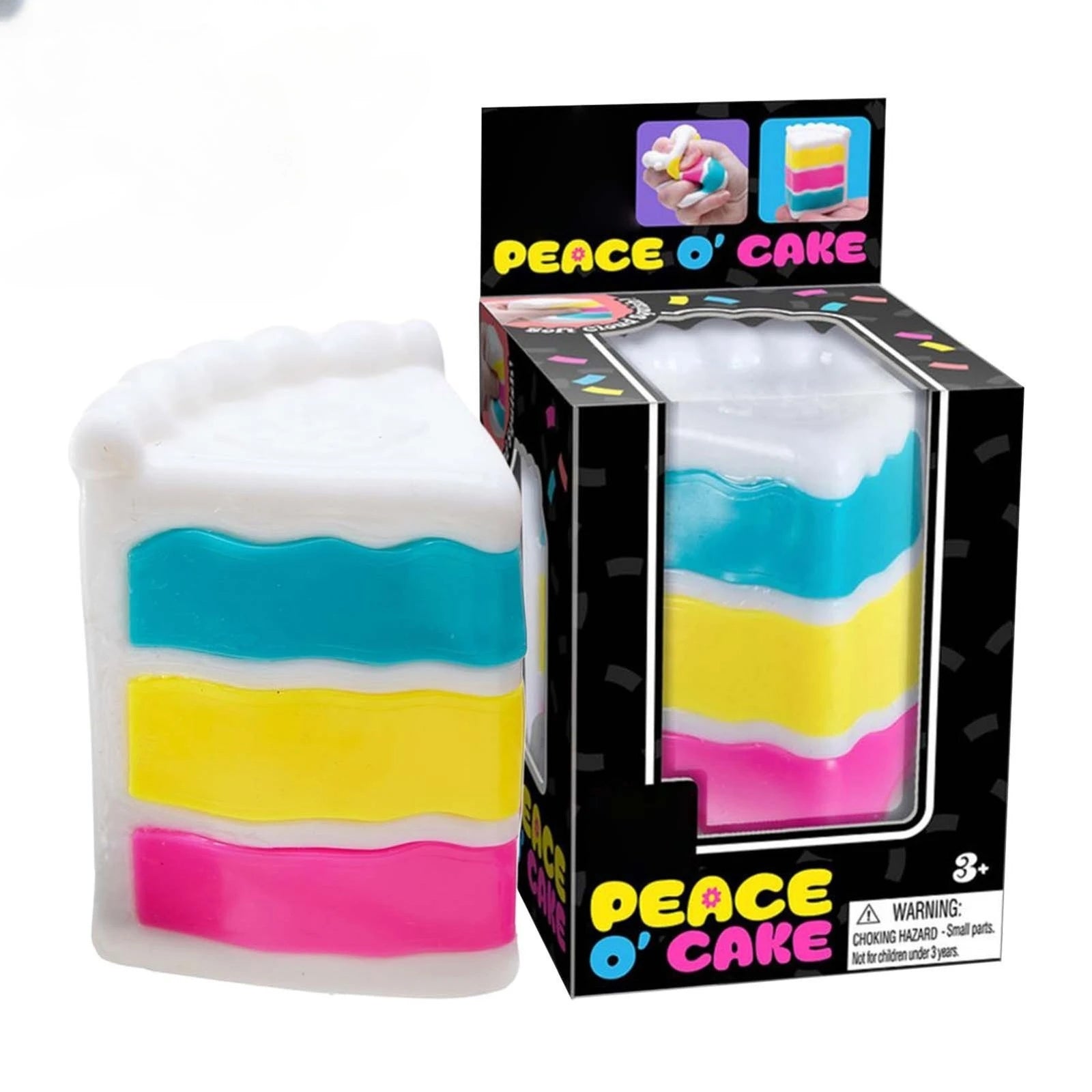 NeeDoh Peace Cake Squishy Stress Relief Toy