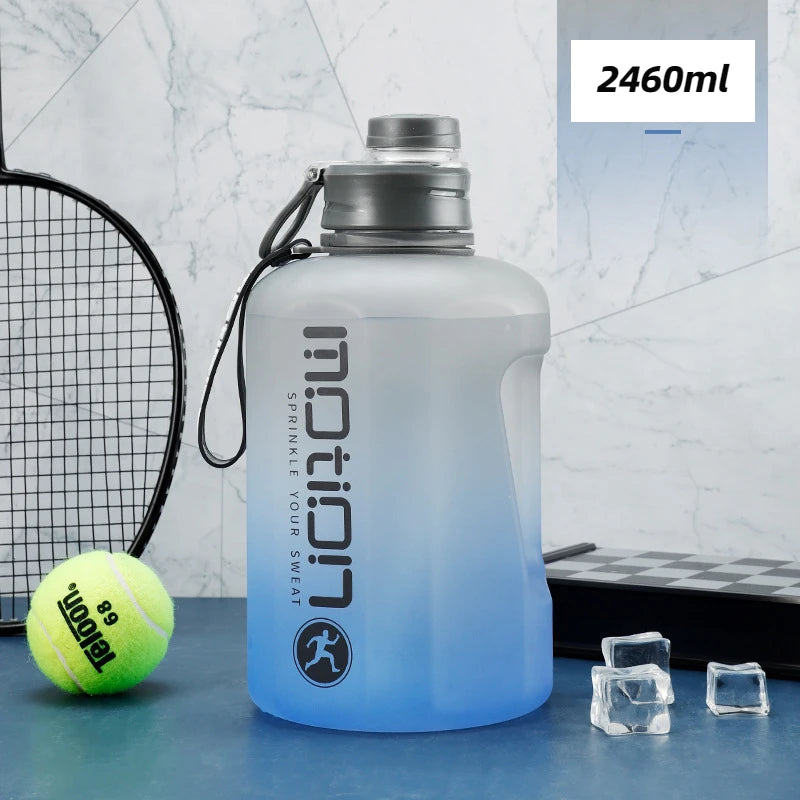 2 Litre Sports Water Bottle With Straw Large Capacity Fitness beunik