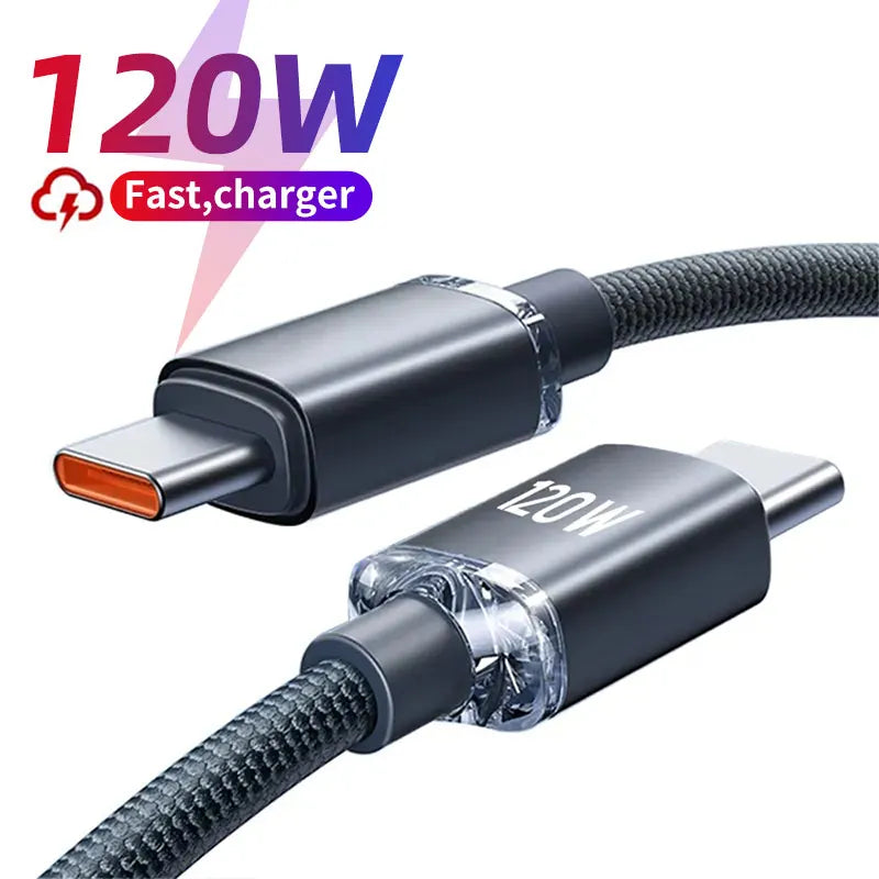 120W USB C to Type C Fast Charging Cable beunik