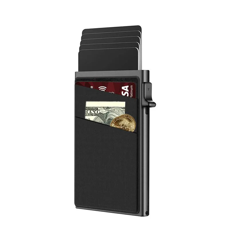 Anti-theft Travel Wallet RFID Protection Aluminum Metal Box Cardholder Case beunik