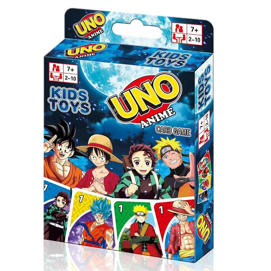 UNO FLIP! Pokemon  minecraft paw star wars mario harry potter minions barbie avengers one piece Board Game Anime Cartoon beunik