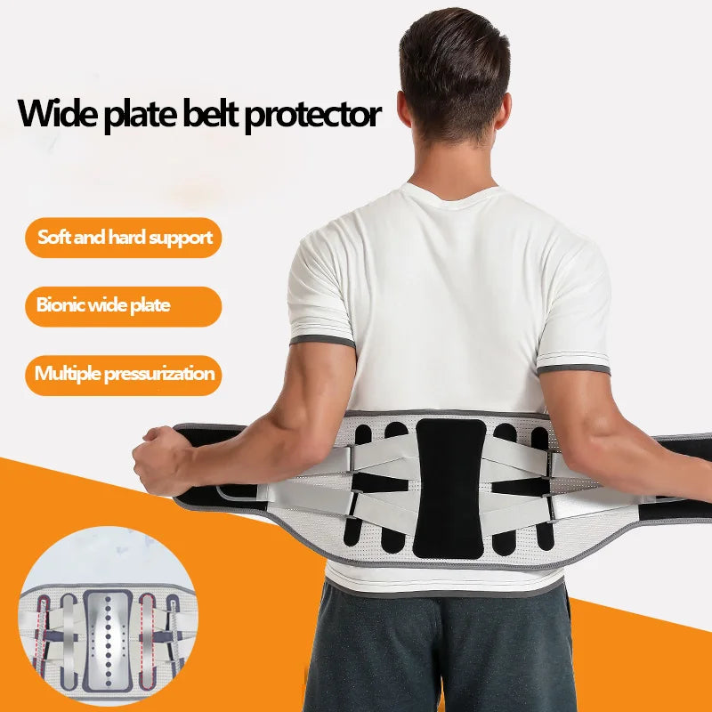 Lumbar Support Belt Disc Herniation Orthopedic Strain Pain Relief Corset For Back Posture Spine Decompression Brace beunik