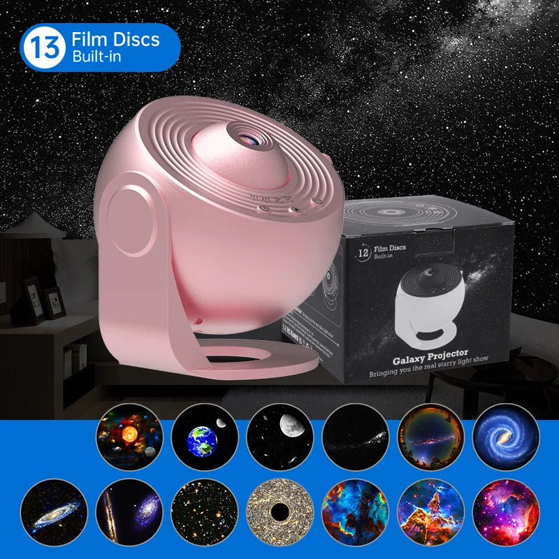 Night Light Galaxy Projector Starry Sky Projector 360° Rotate Planetarium Lamp For Kids beunik