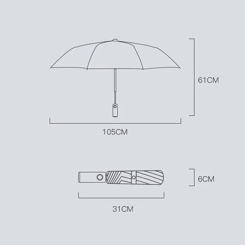 Xiaomi Reinforced Thickened Umbrella with Torch