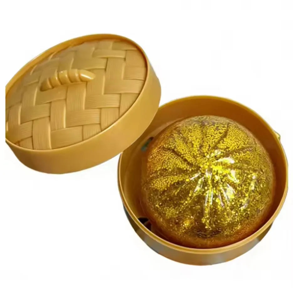 Dumpling Squishy & Bamboo Steamer Set