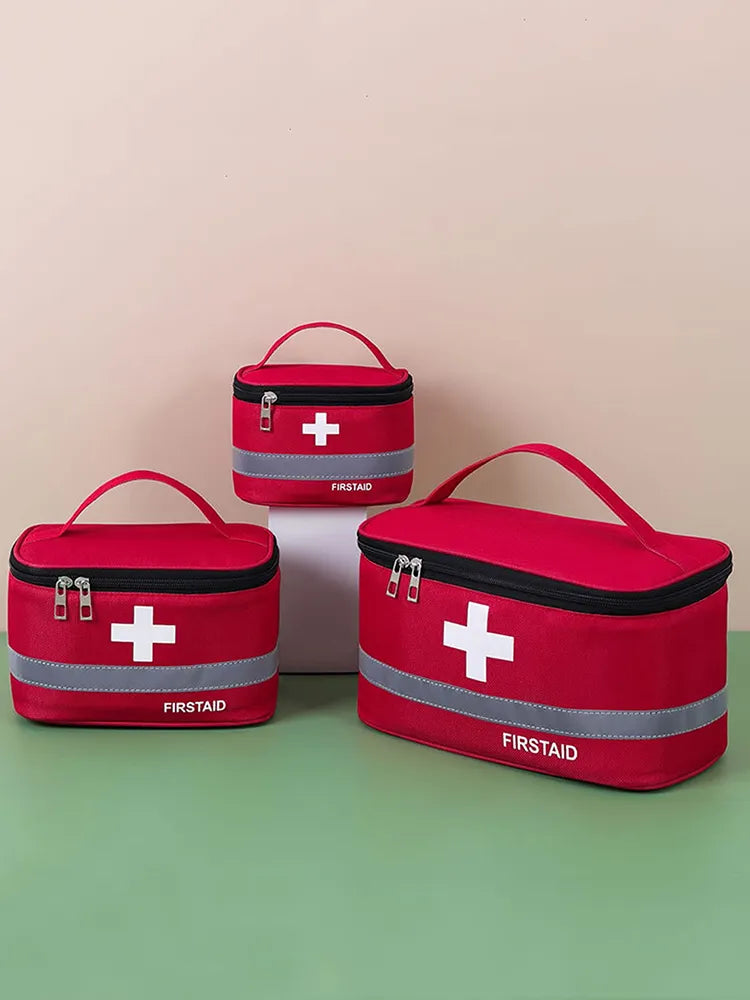 Portable First Aid Kit, Travel Medicine And Medication Storage Bag