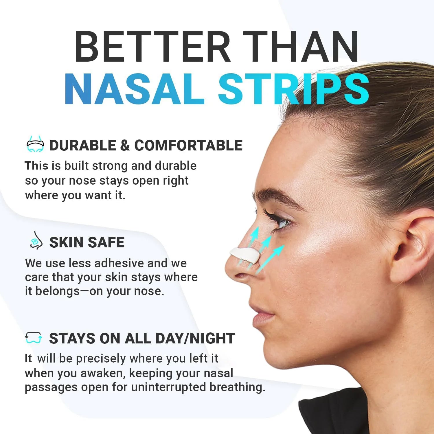 Magnetic Nasal Breathing Dilators Kits Sport Nasal Dilator Boost Oxygen Intake beunik