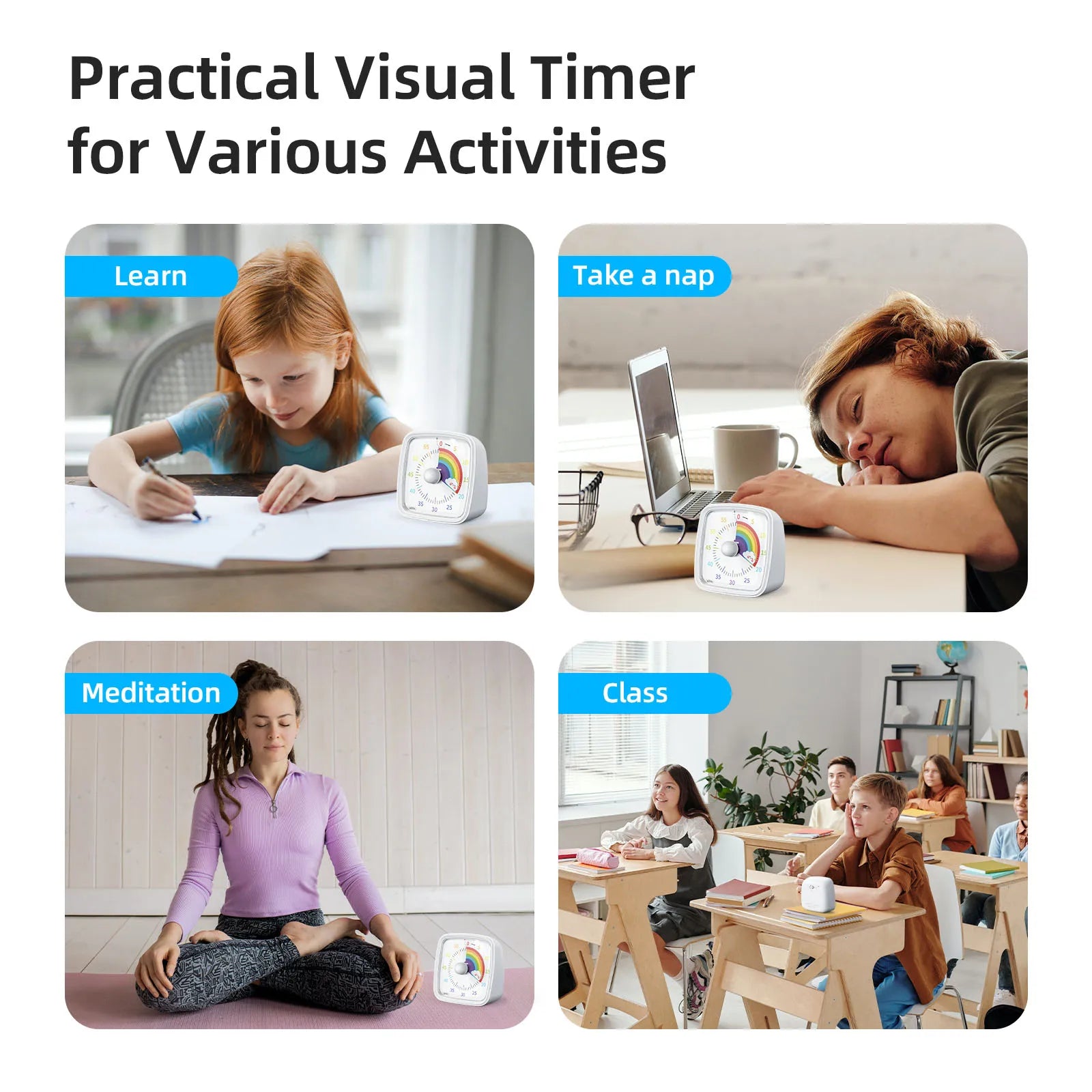 VIsual Timer - 60-Minute Countdown Timer