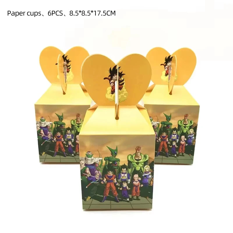 Dragonball Z party gift bags