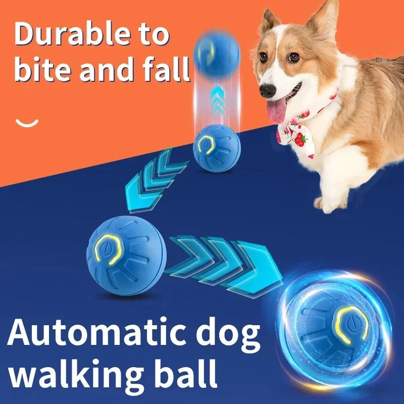 Smart Dog Toy Ball Electronic Interactive Pet Toy Moving Ball USB Automatic Moving Bouncing for Puppy Birthday Gift Cat Products beunik