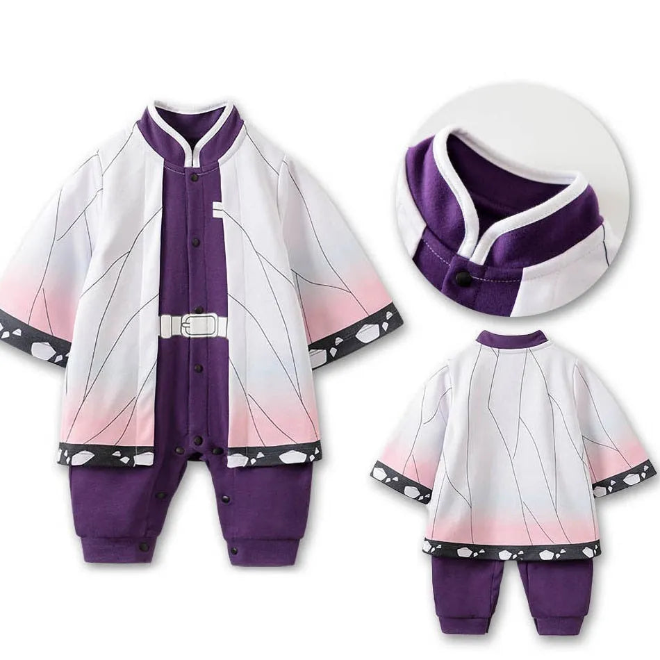 0-18 Months Anime Baby Rompers Newborn Cosplay Costume beunik