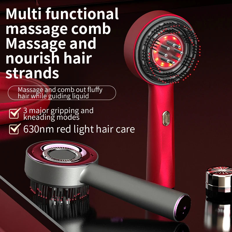 Electric Vibration Massage Comb Red Light Therapy Hair Growth beunik