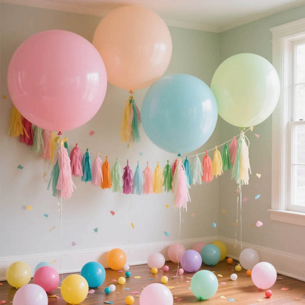 Pastel Thickened Helium Balloon (18-36inch)