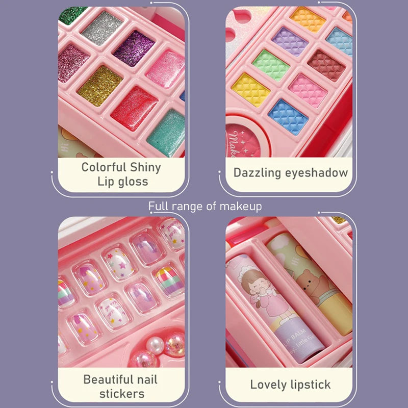 Kids Makeup Kit Washable Makeup (49 Pcs) beunik